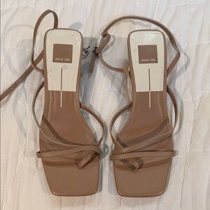 Dolce Vita Brown Strappy Sandals, size 10
